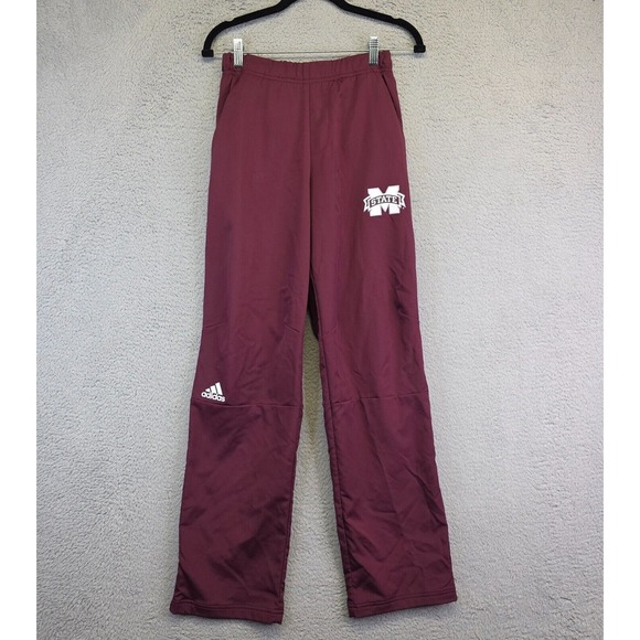 Mississippi State Bulldogs Sweatpants Mens S Adidas Climalite NCAA‎ Football - Picture 1 of 15